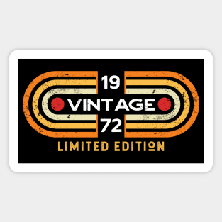 Vintage 1972 | Retro Video Game Style Magnet